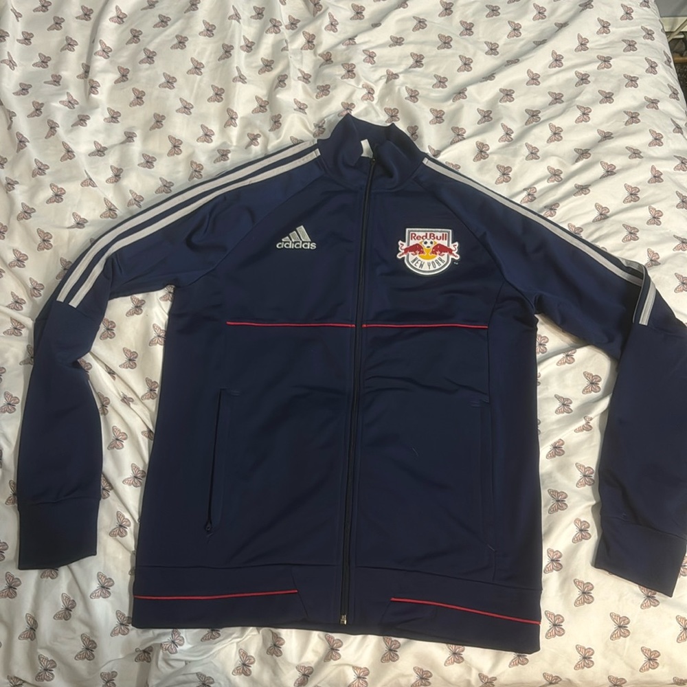 Adidas New York Red Bulls full zip jacket lightweight
